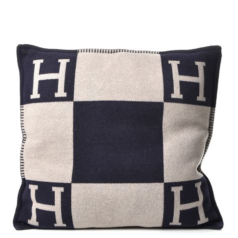 hermes pillow blue|hermes fabric by the yard.